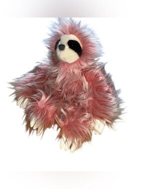 Purely LUXE Pink Sloth Stuffed Plush 14”